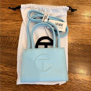 Telfar Light Blue Mini Bag NWT